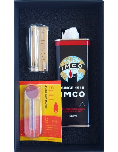 IMCO zestaw podarunkowy: benzyna + kamienie + zapalniczka Imco Junior 6600